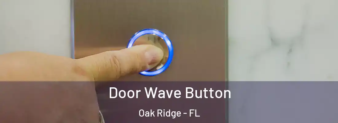 Door Wave Button Oak Ridge - FL